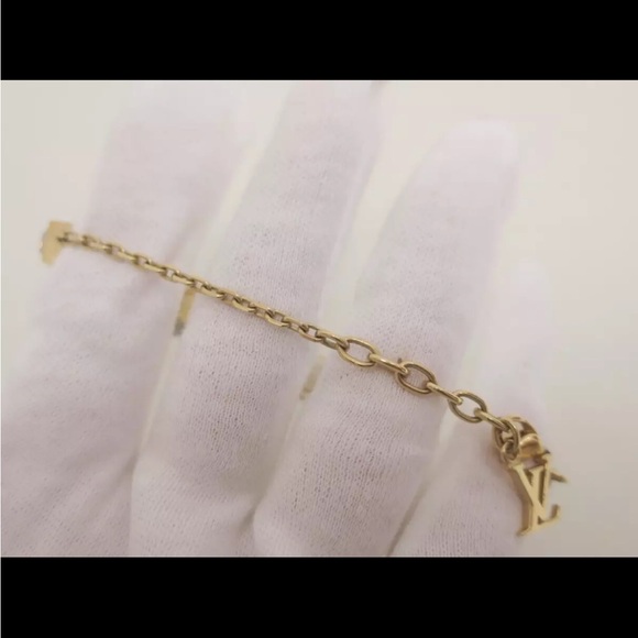LOUIS VUITTON Collier Gamble Gold Bracelet - Picture 7 of 15